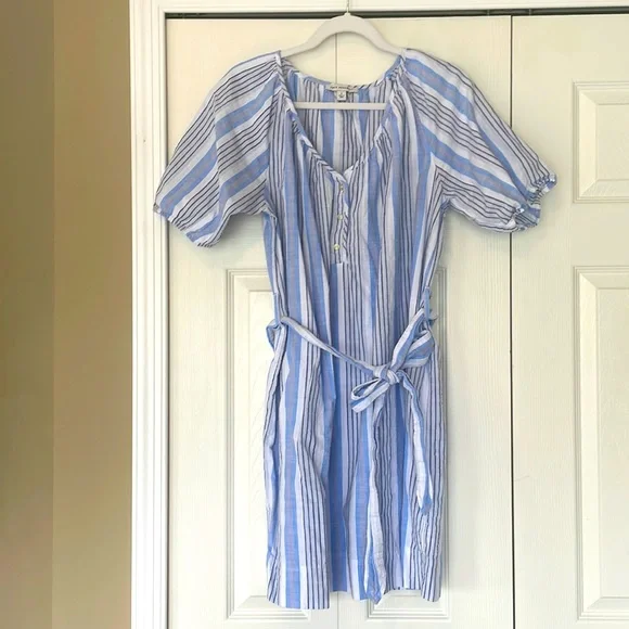 Dresses | Free Assembly Aline Puff Sleeve Shirt Dress | Poshmark